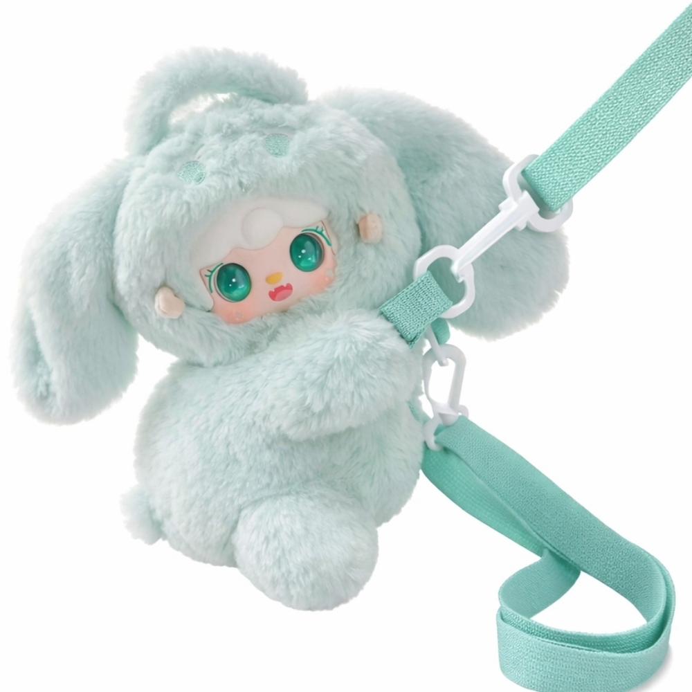 Yooki Accompany Series Coin Purse Plush NIB - Orchid Bunny
